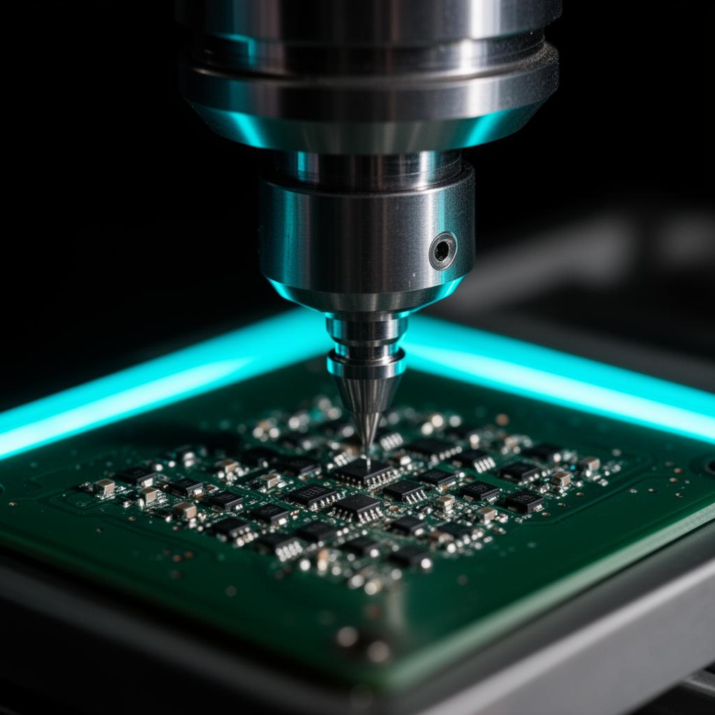 SMD pick-and-place makinesi PCB üzerine komponent yerleştirirken